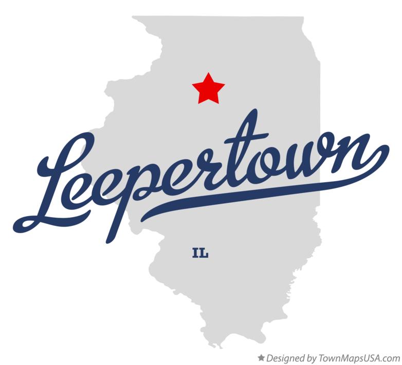 Map of Leepertown Illinois IL