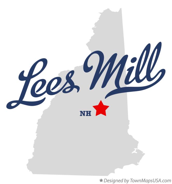 Map of Lees Mill New Hampshire NH