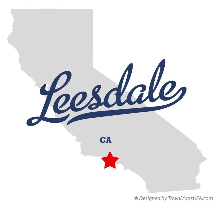 Map of Leesdale California CA