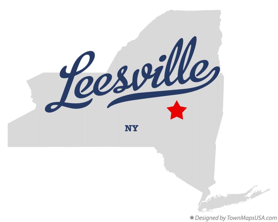 Map of Leesville New York NY