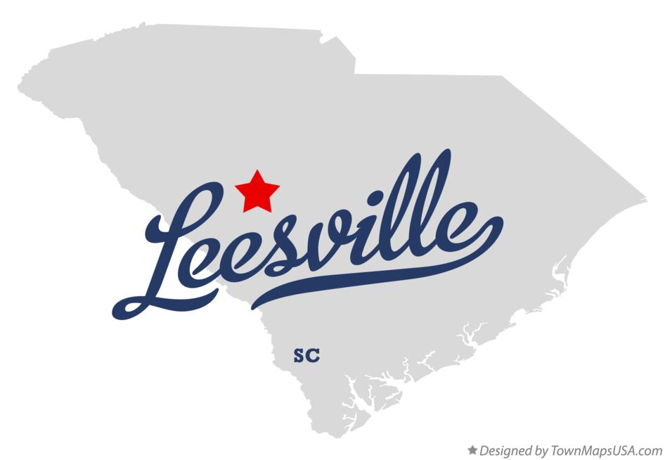 Map of Leesville South Carolina SC