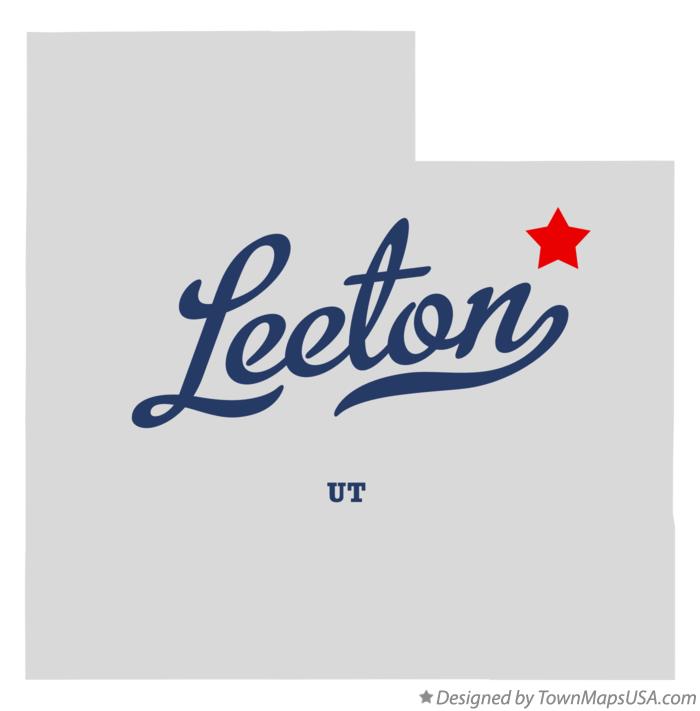 Map of Leeton Utah UT