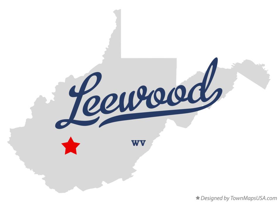 Map of Leewood West Virginia WV