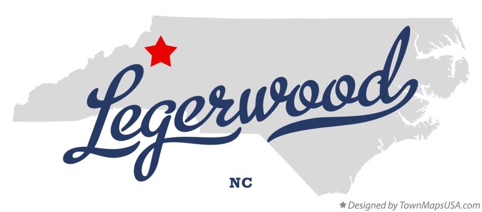 Map of Legerwood North Carolina NC
