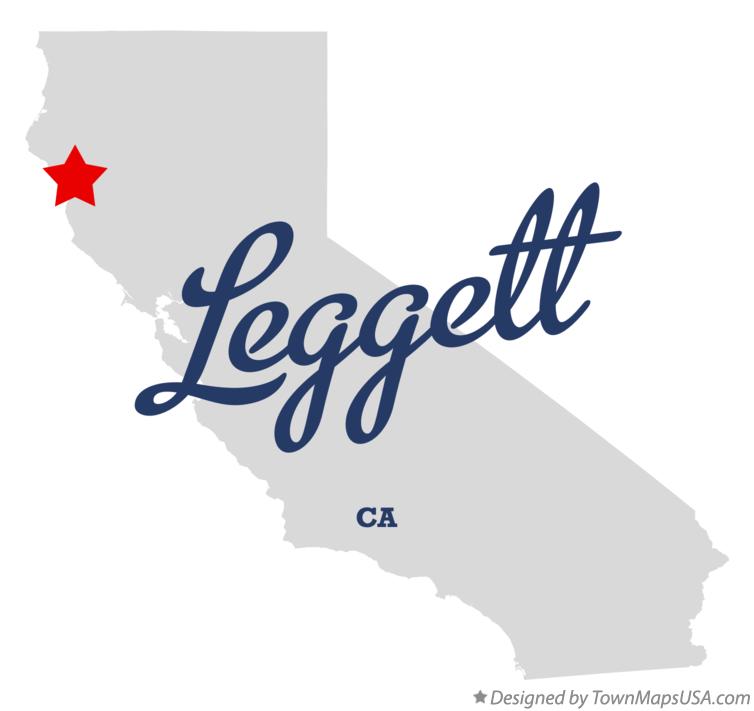 Map of Leggett California CA