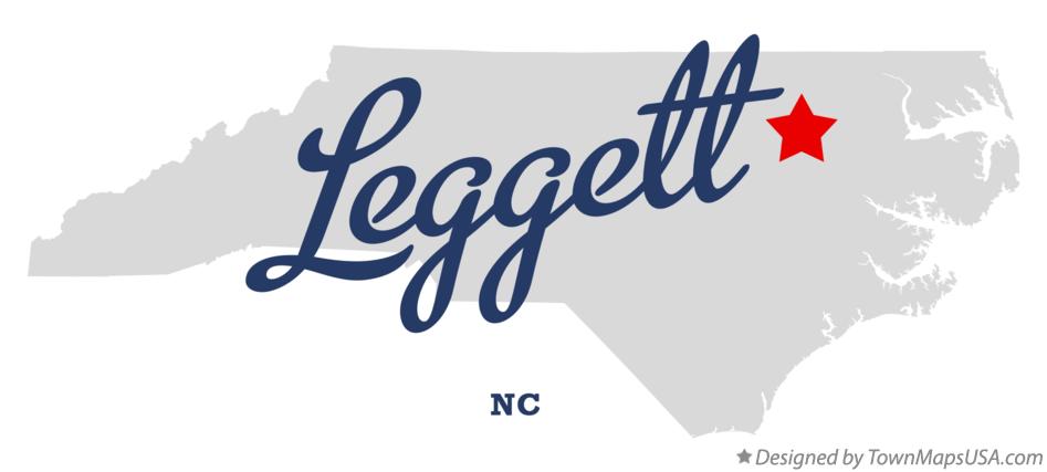 Map of Leggett North Carolina NC