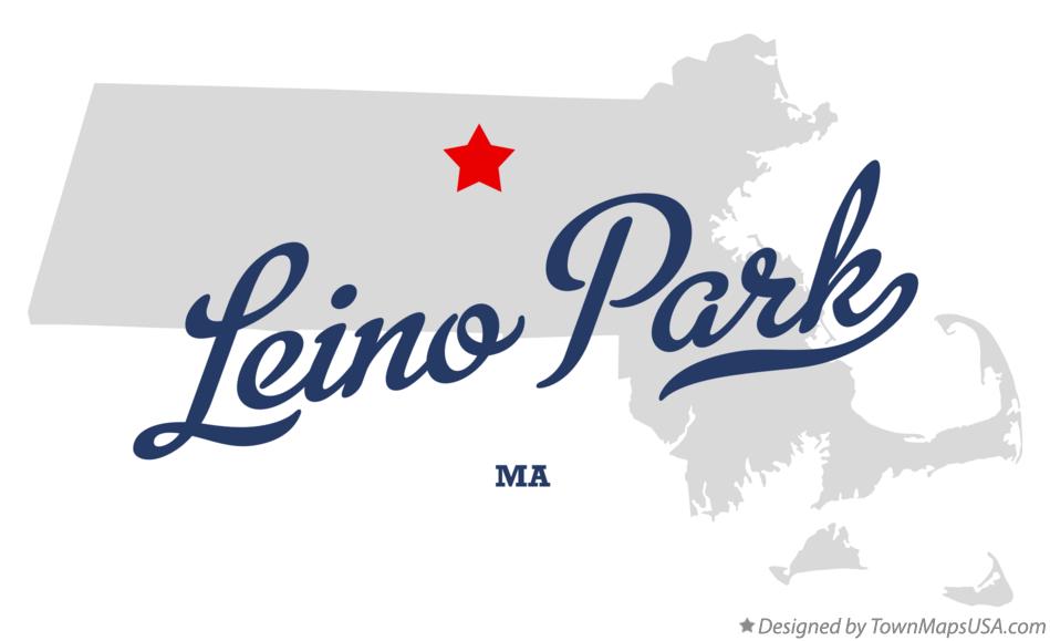 Map of Leino Park Massachusetts MA