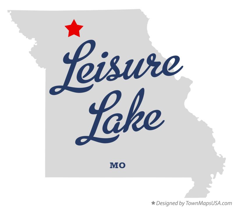 Map of Leisure Lake Missouri MO