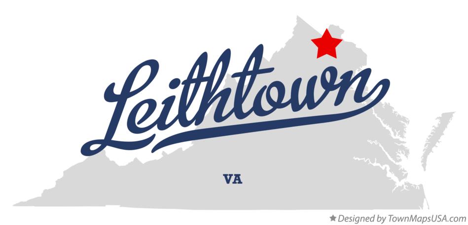 Map of Leithtown Virginia VA