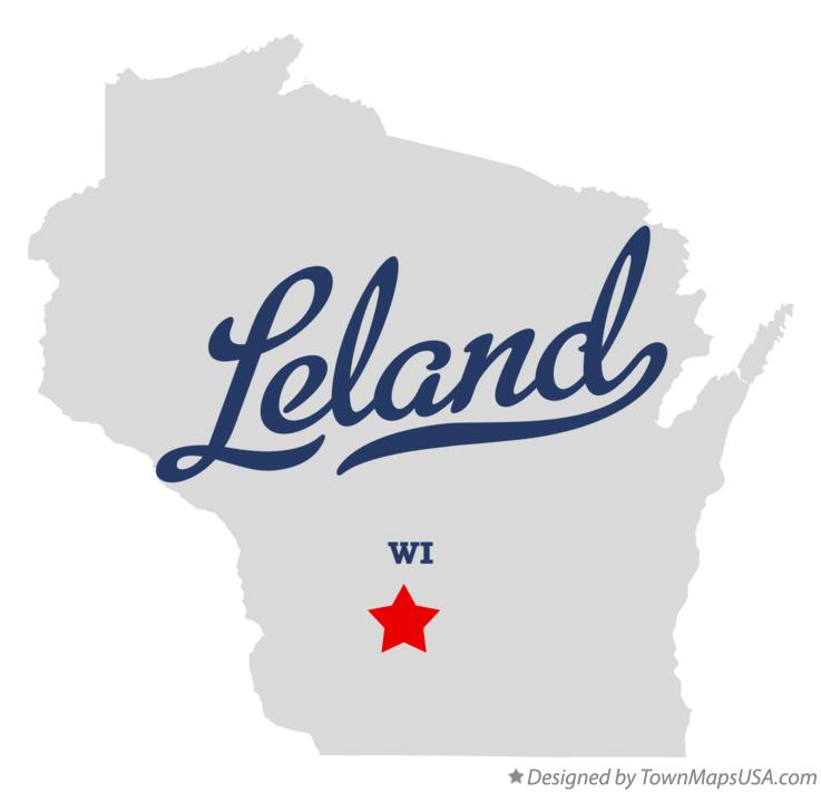 Map of Leland Wisconsin WI