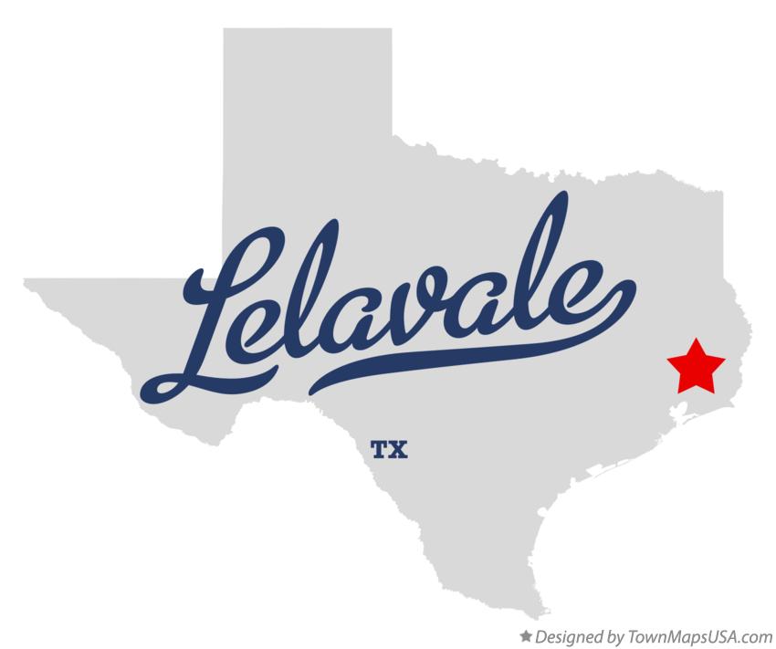 Map of Lelavale Texas TX