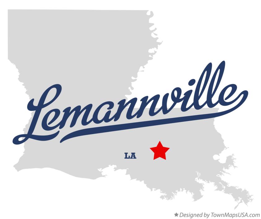 Map of Lemannville Louisiana LA