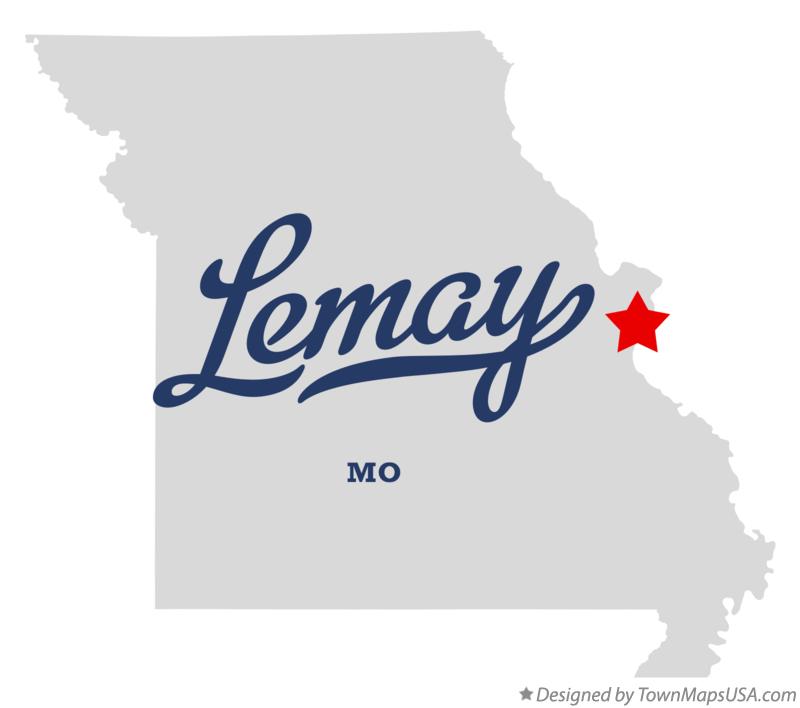 Map of Lemay Missouri MO