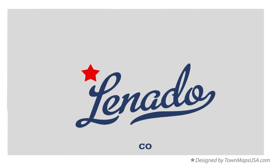 Map of Lenado Colorado CO