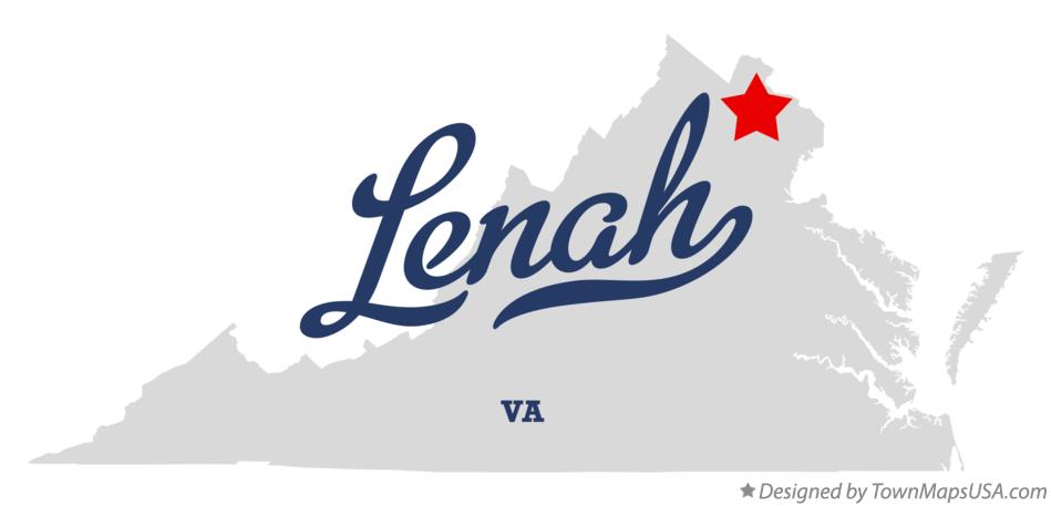 Map of Lenah Virginia VA