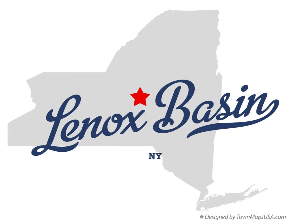 Map of Lenox Basin New York NY