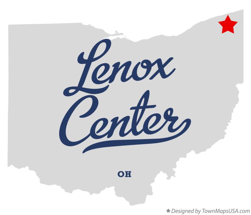 Map of Lenox Center Ohio OH