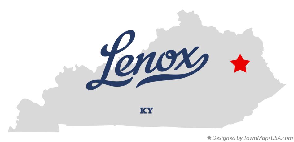 Map of Lenox Kentucky KY