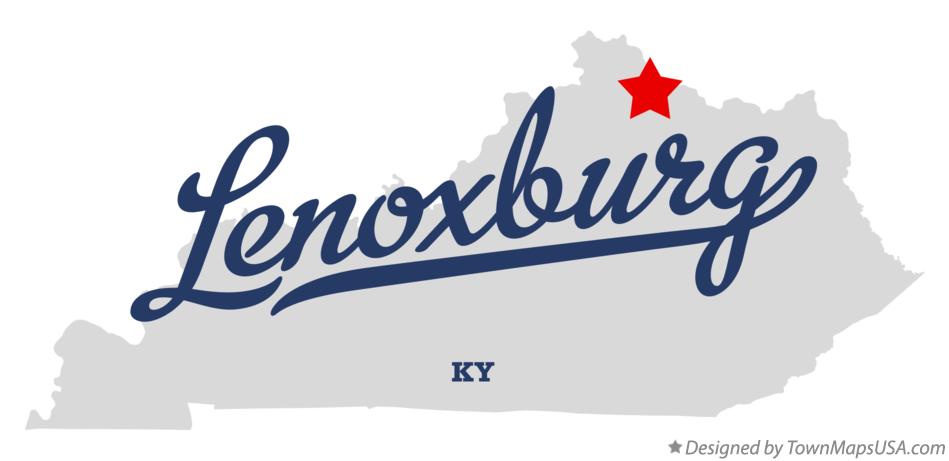 Map of Lenoxburg Kentucky KY