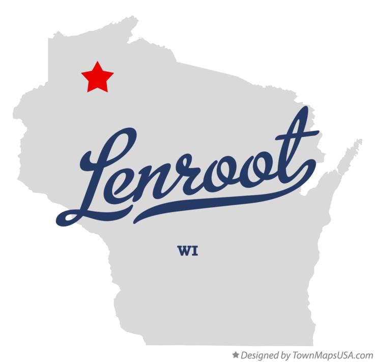 Map of Lenroot Wisconsin WI