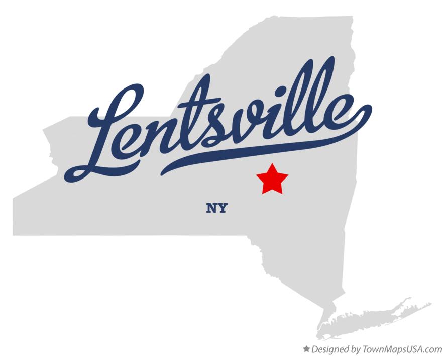 Map of Lentsville New York NY