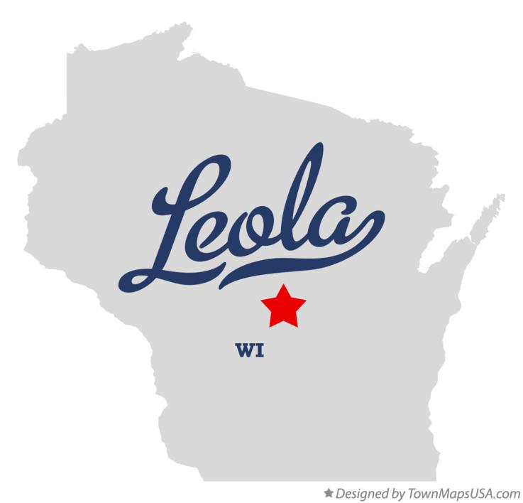 Map of Leola Wisconsin WI
