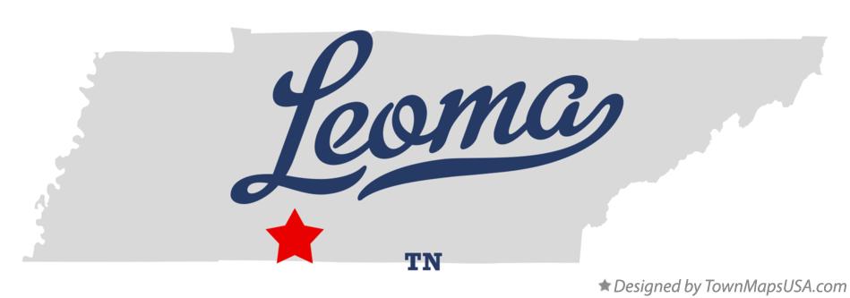 Map of Leoma Tennessee TN