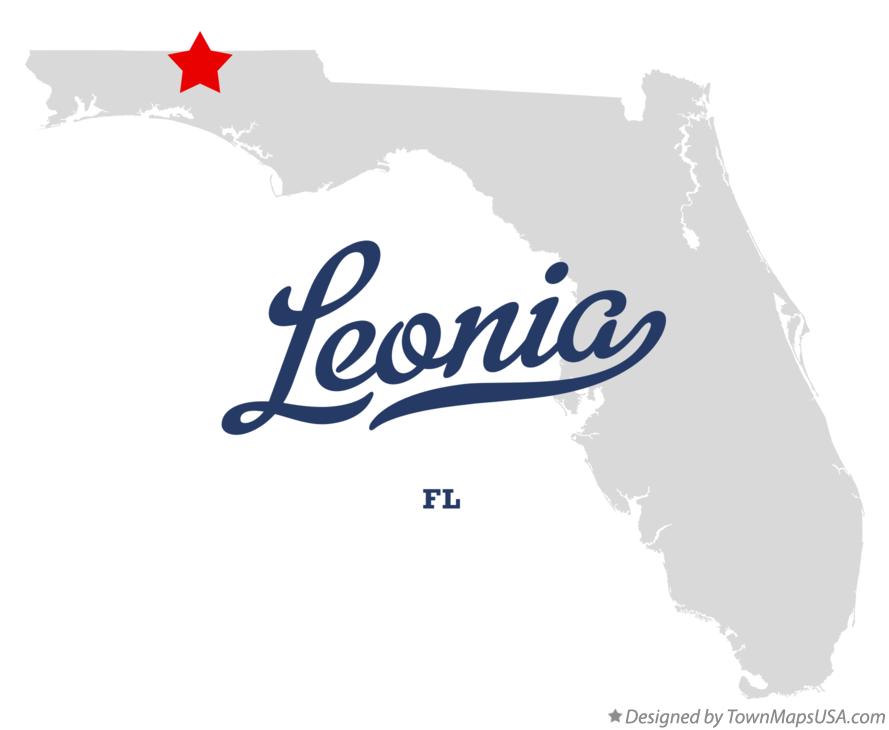 Map of Leonia Florida FL