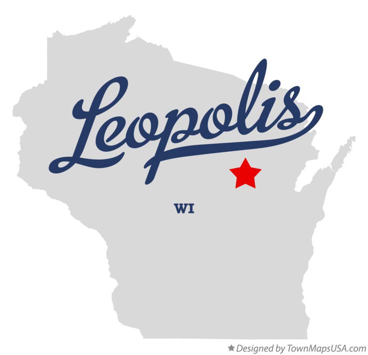 Map of Leopolis Wisconsin WI