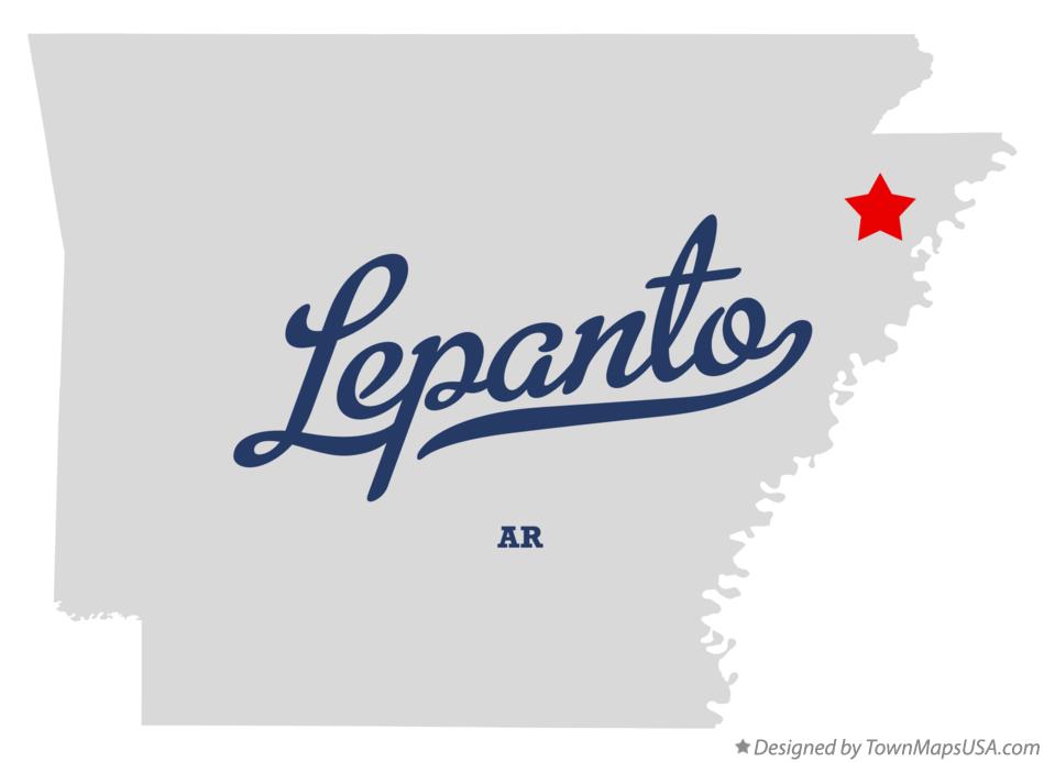 Map of Lepanto Arkansas AR