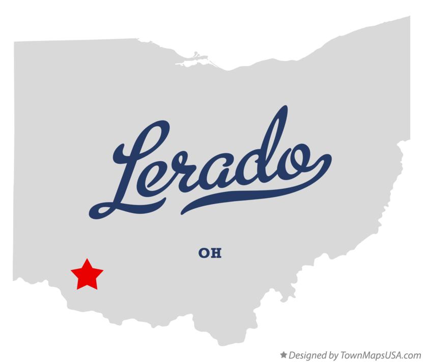 Map of Lerado Ohio OH