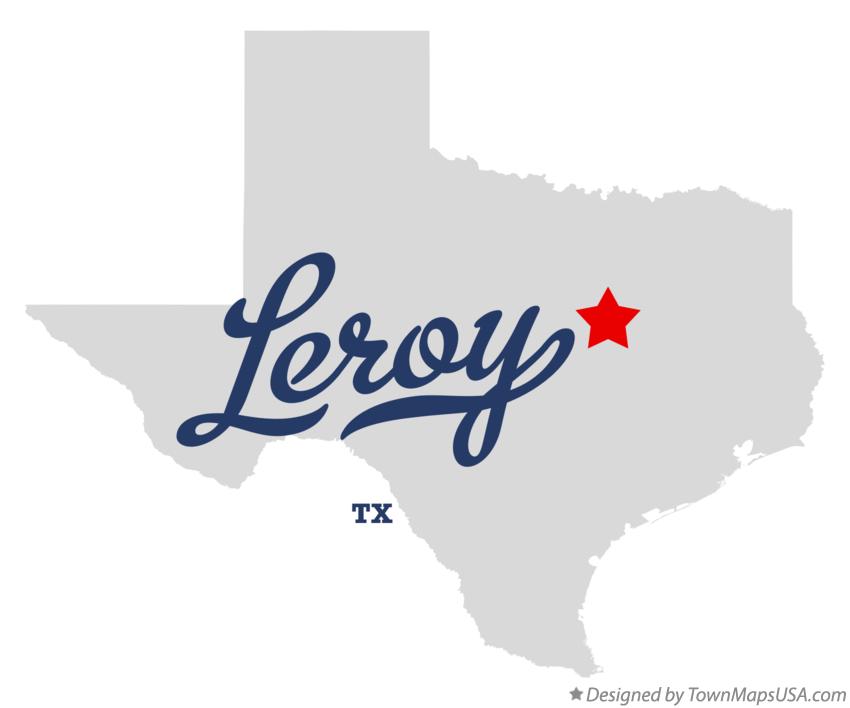 Map of Leroy Texas TX
