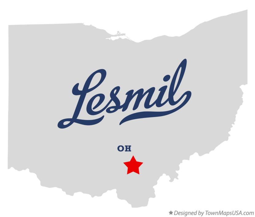 Map of Lesmil Ohio OH