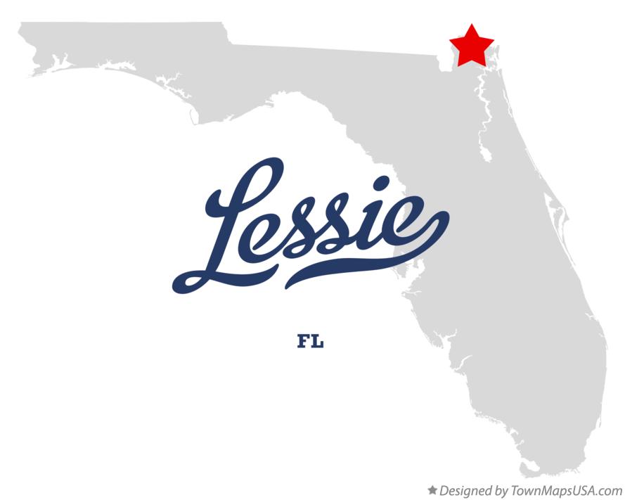 Map of Lessie Florida FL
