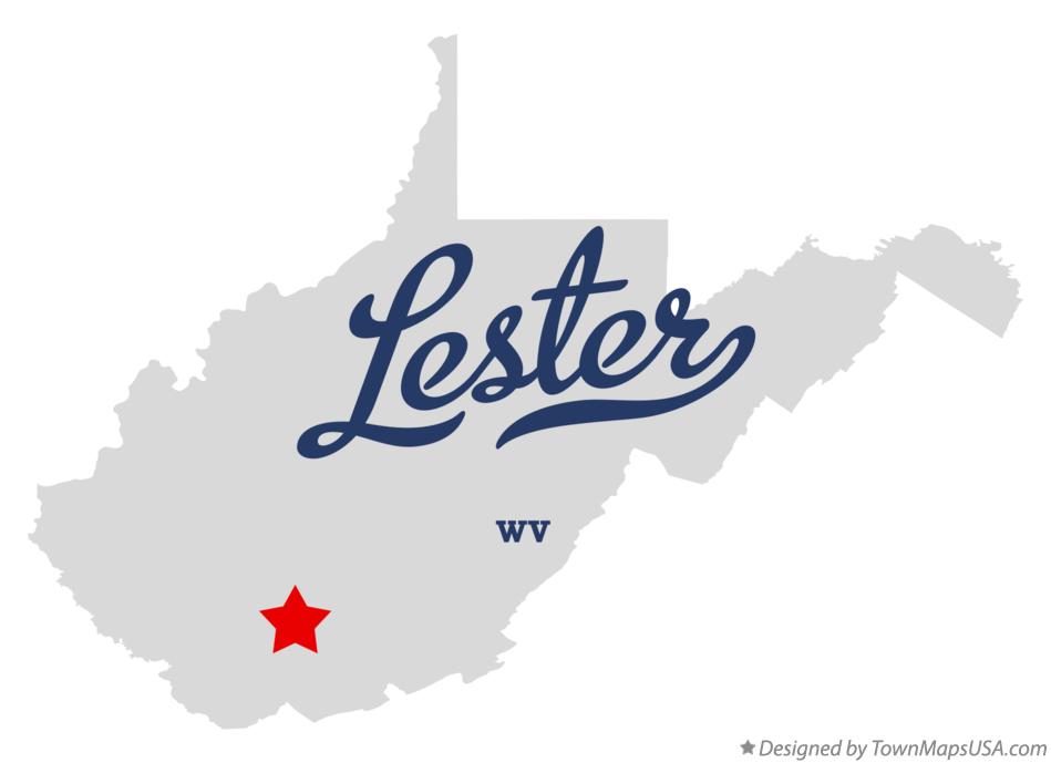 Map of Lester West Virginia WV