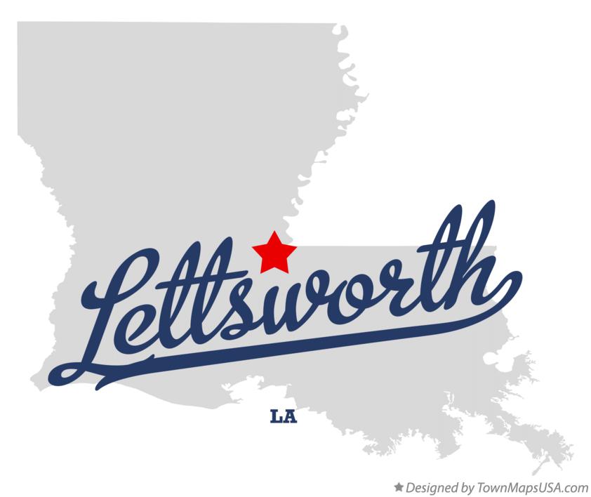 Map of Lettsworth Louisiana LA