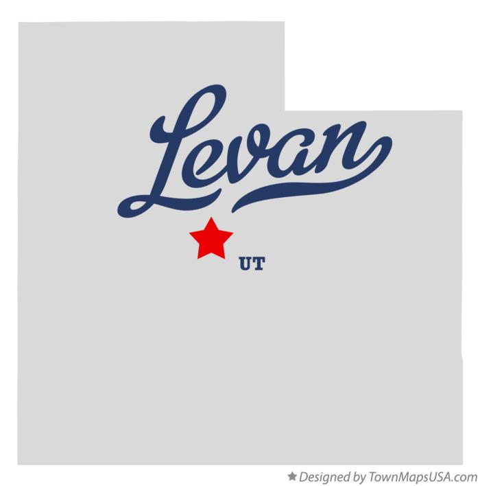 Map of Levan Utah UT