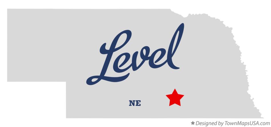 Map of Level Nebraska NE