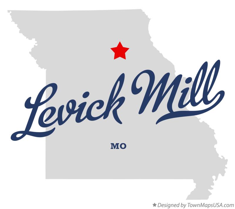 Map of Levick Mill Missouri MO