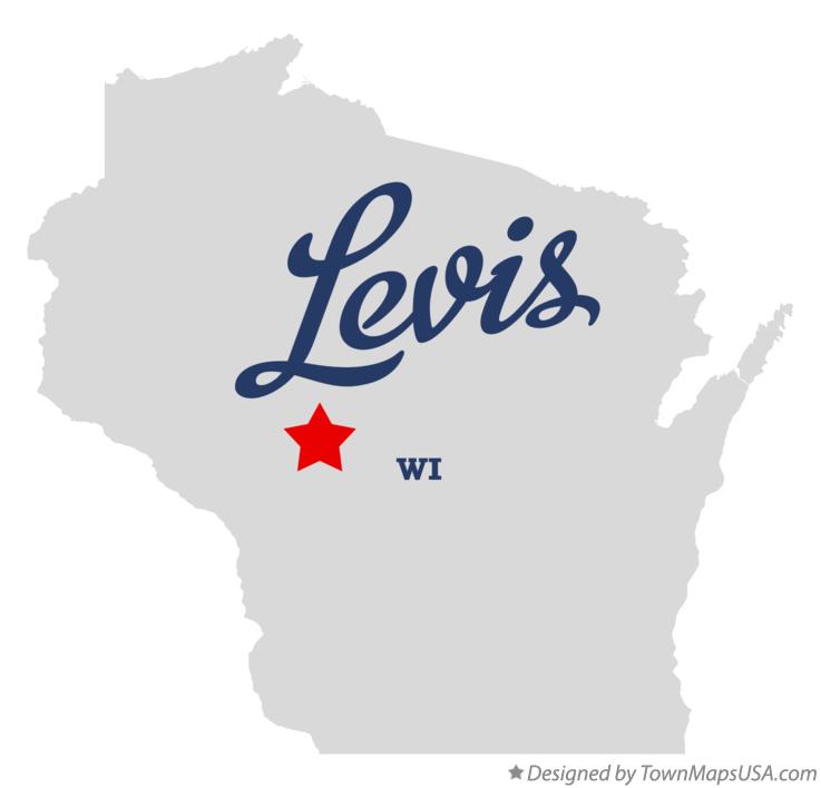 Map of Levis Wisconsin WI
