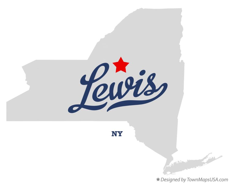 Map of Lewis New York NY