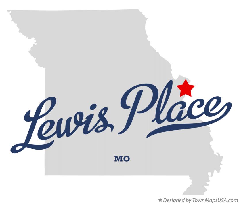 Map of Lewis Place Missouri MO
