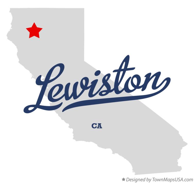 Map of Lewiston California CA