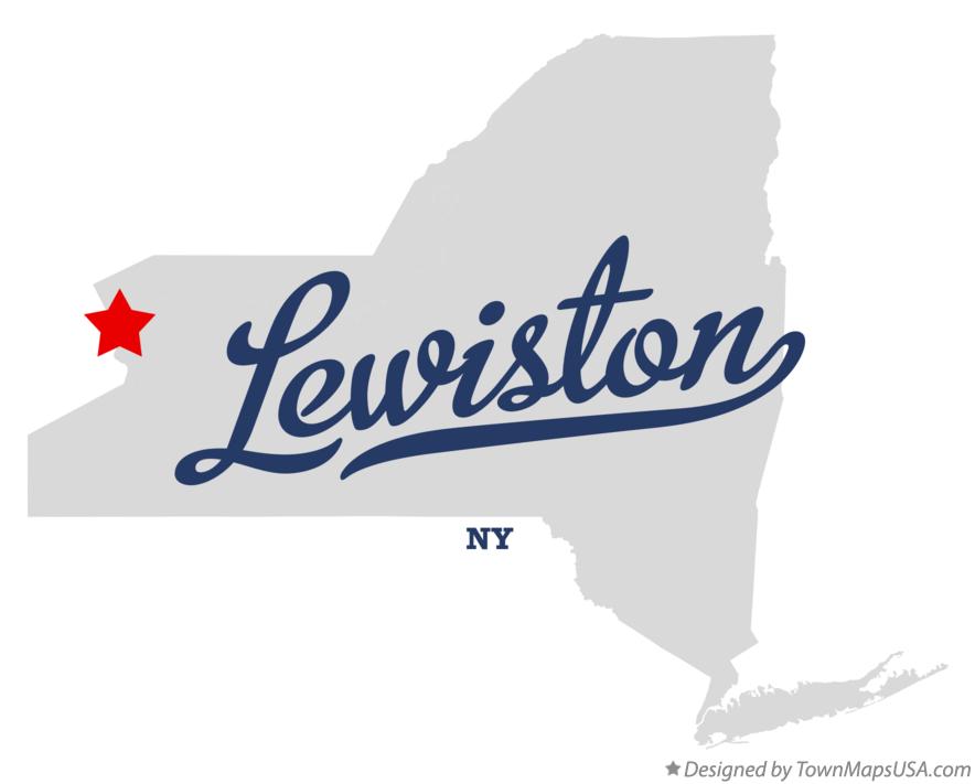 Map of Lewiston New York NY