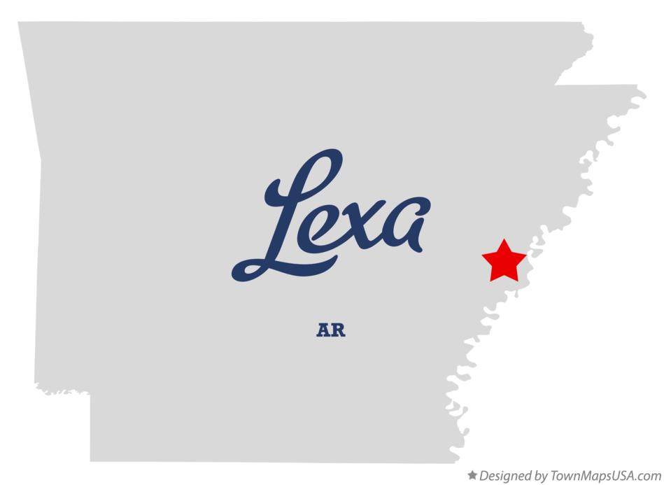 Map of Lexa Arkansas AR