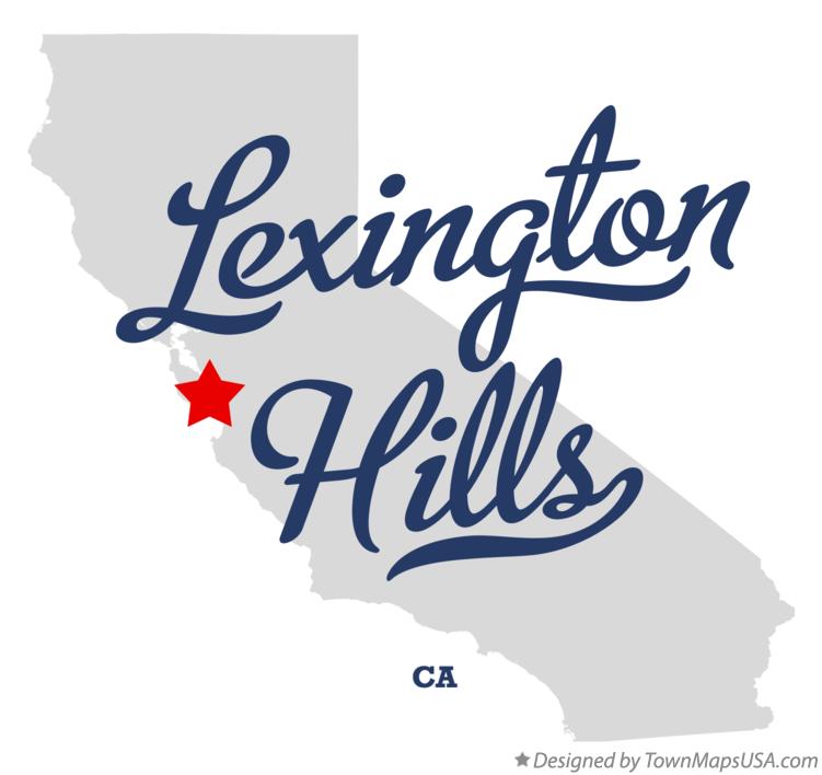 Map of Lexington Hills California CA