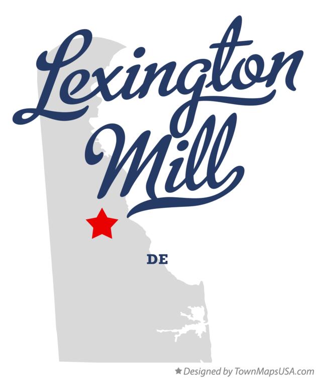 Map of Lexington Mill Delaware DE