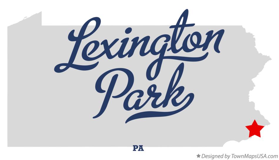 Map of Lexington Park Pennsylvania PA