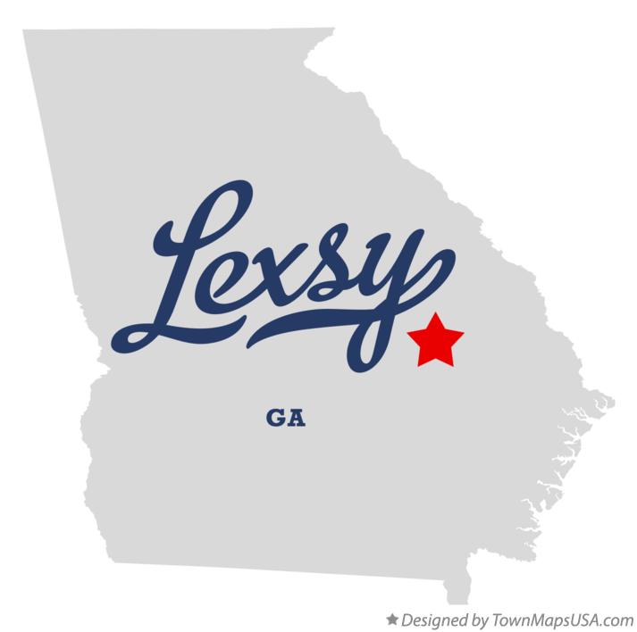 Map of Lexsy Georgia GA