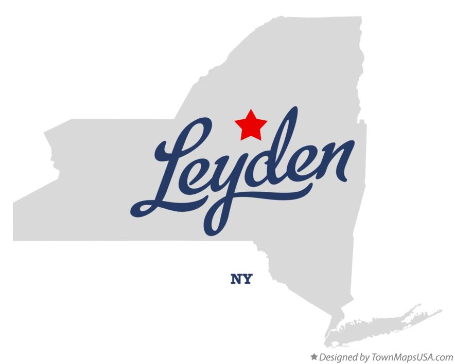 Map of Leyden New York NY